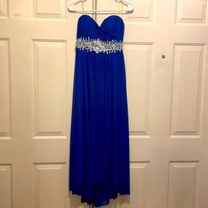 Long Blue Formal Dress Size 9